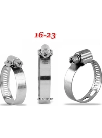 Yyo Hortum Kelepçe 16-23 mm Tam Kapalı 16 mm 1,6 cm Tam Açık 23 mm 2,3 cm 8,5 mm Genişlik 5 Adet Gönderilir