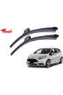 Inwells Ford Fiesta, 2008 - 2017 / Silecek, Muz Tipi, Takım, 650mm-480mm