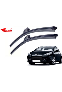 Inwells Peugeot 307, 2005 - 2007 / Silecek, Muz Tipi, Takım, 710mm-650mm