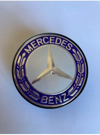 Yyo Mercedes-Benz Jant Göbeği 70MM-75MM Gri-Mavi Yeni Model