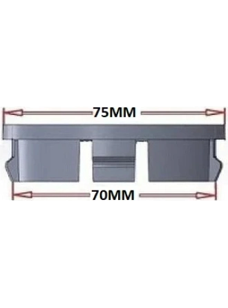 Yyo Mercedes-Benz Jant Göbeği 70MM-75MM Gri-Mavi Yeni Model
