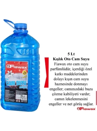 Yyo Oto Cam Suyu Kışlık 1. Sınıf 5 Litre Kışlık Cam Suyu -30