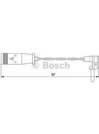 BOSCH 1987473500 Fren Balata Fisi On BMW F10 F11 F06 F12 F13 F01 F02 F03 34356791958 (WA155651)