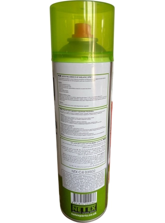 Netex Yyo Pas Sökücü ve Yağlayıcı Sprey 500 ml (Wd 40 Muadili) Pas Çözücü Zincir Temizleyici Dişli Temizleyici Genel Bakım Spreyi Multi Sprey