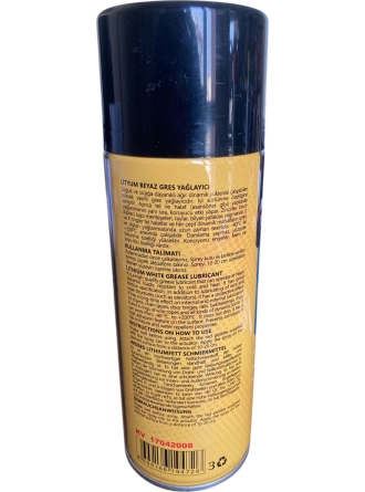 Yyo Sıvı Gres Sprey Gres Beyaz Sprey Gres 400ML Made In  Germany