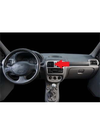 Yyo Clio 2 Symbol Orta Sol Havalandırma Menfezi 2000-2005 Siyah KR-444