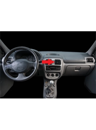 Yyo Clio 2 Symbol Orta Sağ Havalandırma Menfezi 2000-2005 Siyah KR-445