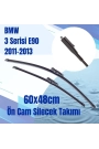 Silbak Ön Cam Silecek Takımı Bmw 3 Serisi E90 2011-2013 60X48CM