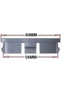 Yyo Nikelajlı Jant Göbeği Audi 56MM-69MM 4B0601170A 1 Adet Gönderilir