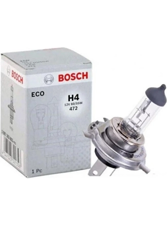 Bosch  Nissan Micra 2003-2020 Arası Ön Far Ampülü H4 12V 60/55W P43T