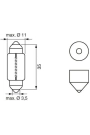 Bosch Ampül 12V ECO-C5W 5W-SV8,5-8