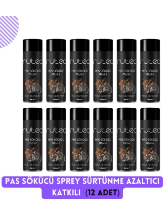 Rutec Pas Sökücü Sprey Mos2 Katkılı 12 Adet