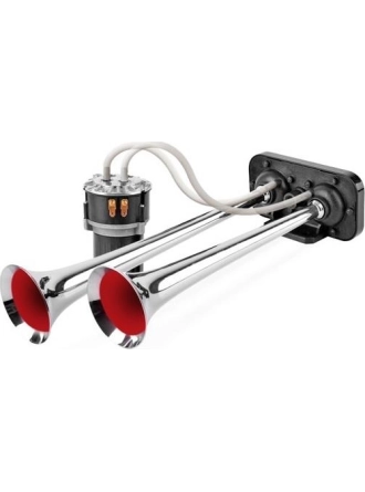 Seger Kompresörlü Havalı Krom Korna 12 V