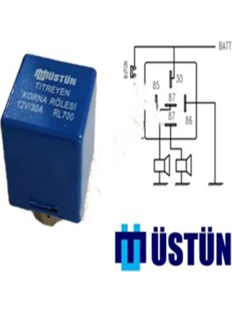 Hosell Üstün Titreşimli Korna Rölesi 12V