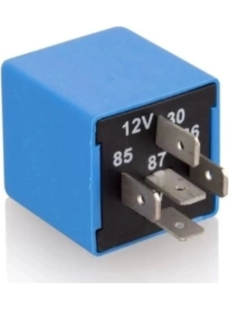 Titreyen Korna Rölesi (Kesici Röle) 12 Volt 30 Amper 5 Uçlu