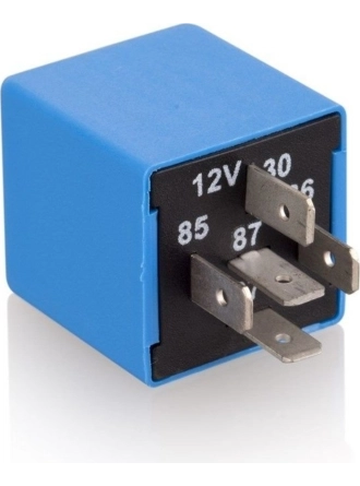 Monero Titreyen Korna Rölesi (Kesici Röle) 12 Volt 30 Amper 5 Uçlu