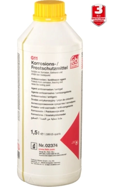 Yyo G11 Sarı Antifriz 02374 1.5lt Konsantre