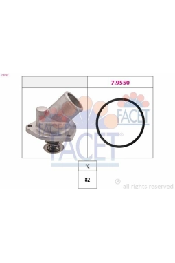 FACET 7.8197 | Termostat Opel Vectra A-Astra F-Calıbra C20xe