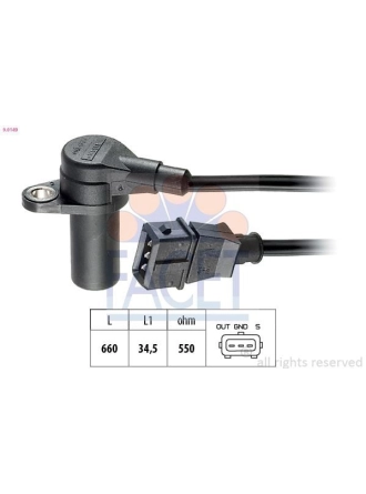 FACET 9.0149 | Krank Devir Sensörü Opel Astra F / Vectra A / Corsa B 1.4-1.6 8V