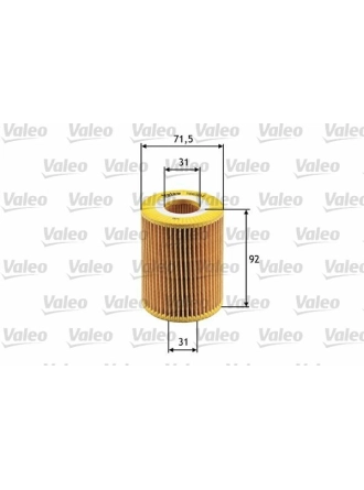 VALEO 586504 | Yağ Filtresi Opel Astra G / H-Corsa C / Combo C 1.7 Dt