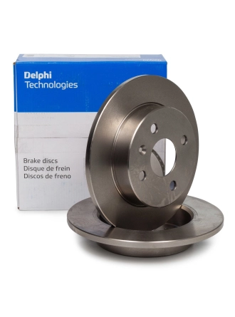 DELPHI BG3403 | Opel Astra G Arka Fren Disk 5 Bijon Teker Sağ / Sol Takım