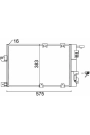 MAHLE AC339000S | Klima Radyatörü (Kondenser) <02 Astra.G 1.6 16V *Z16xe*