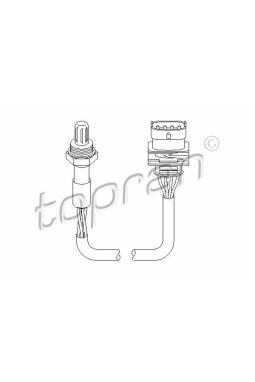 TOPRAN 207054 | Oksijen Sensörü (Opel: Astra G Vectra B 1.6 16 V *Z16xe*