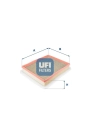 UFI 30.258.00 | Hava Filtresi 01-10 Astra.G.H-Zafira