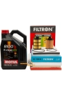 Opel Astra H Filtron 1.3 Dizel Periyodik Bakım Filtre Seti- Motul Efe 4 LT 5W30  (Yağ Filtresi Ufi Tipi) Filtron Marka
