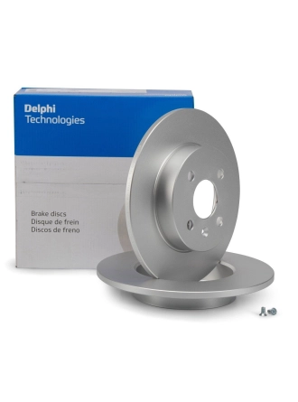 DELPHI BG3885C | Opel Astra H 4 Bijonlu Arka Fren Disk Takımı