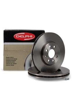 DELPHI BG3989 | Opel Astra H Ön Fren Diski 4 Bijonlu