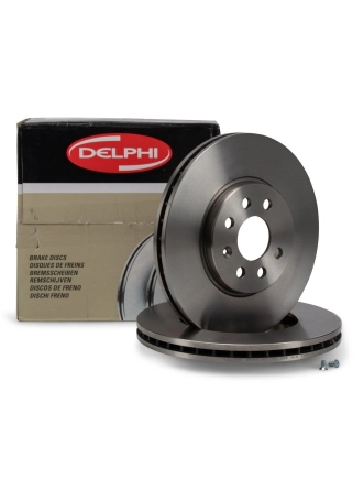 DELPHI BG3989 | Opel Astra H Ön Fren Diski 4 Bijonlu