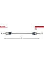 MGA 70323 | Aks Komple Sağ-(Opel: Astra H 04 > > 1.4-1.6) (Eskı No: 14-02200105)