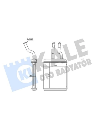 KALE 358560 | Kalorifer Radyatörü 98-06 Ao.156