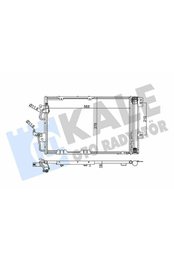 KALE 350650 | Klima Radyatörü (Kondenser) Astra.H + Os *Z16xer*