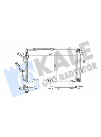 KALE 350650 | Klima Radyatörü (Kondenser) Astra.H + Os *Z16xer*