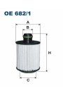 FILTRON OE682-1 | Yağ Filtresi 10-Doblo-Lna-Brv-Egea-500 1.3-1.6-2.0Mjt Ast.J-Insignia *A13dte-A20dth*