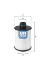 UFI 25.093.00 | Yağ Filtresi 10-Doblo-Lna-Brv-Egea-500 1.3-1.6-2.0Mjt Ast.J-Insignia *A13dte-A20dth* **Oe**