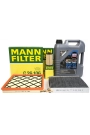 Opel Astra J 1.6 Benzinli 115 BG Periyodik Bakım Mann Seti / Liqui Moly 4600 (5W30) 5 LT
