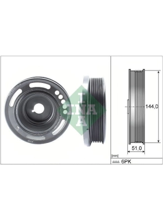 INA 544016810 | Opel Astra J 1.6 Benzinli Krank Kasnağı