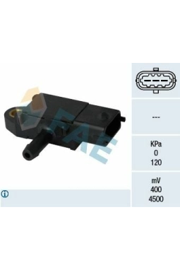 FAE 16108 | Eksoz Basınç Sensörü Astra.J-Corsa.D-Insignia 1.3D-2.0D *A13dte-A20dth*