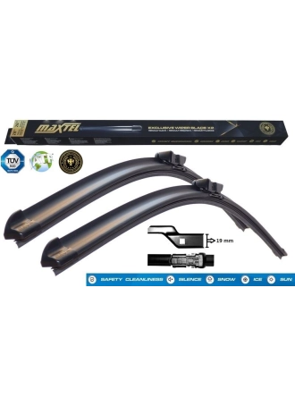 MAXTEL 12107303 | Opel Astra J Ön Silecek Takımı 700-600 mm Muz Tipi