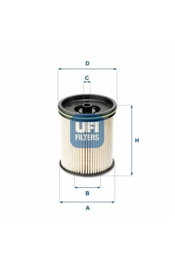 UFI 26.122.00 | Mazot Filtresi Astra.K *B16dth*