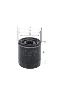 BOSCH F026407350 | Yağ Filtresi 20-Insignia.B *F20sht*