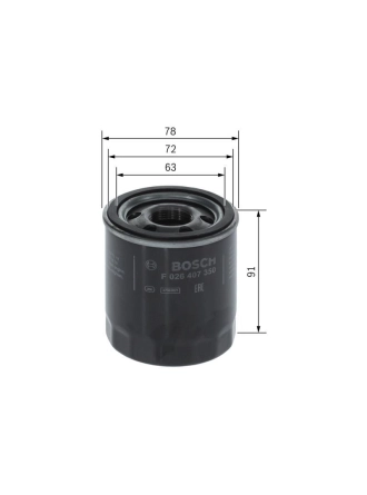 BOSCH F026407350 | Yağ Filtresi 20-Insignia.B *F20sht*