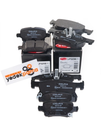 Opel Astra K Ön ve Arka Fren Balatası Kit 300 mm Delphi Marka LP3237 LP3218