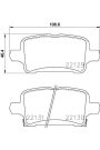 MGA 55678 | Balata Fren Arka-(Opel: Astra K / Insignia B 2016 >) Wva 22129