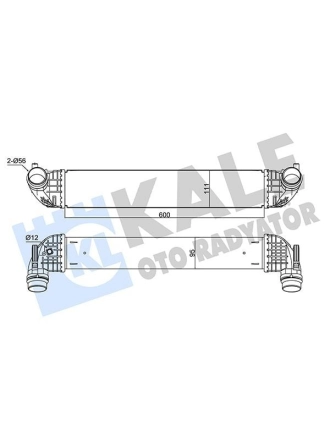 KALE 356085 | Turbo Radyatörü (Intercooler) 15-Astra.K 1.4