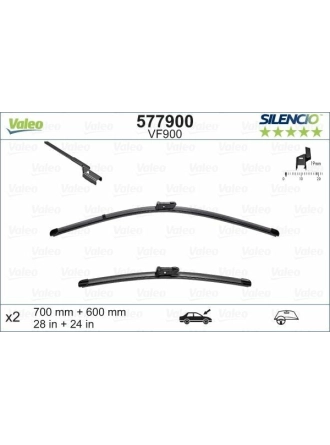 VALEO 577900 | Silgi Süpürgesi Tk 70 + 60Cm 15-Ol.Astra