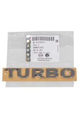 PSA 93192477 | Opel Astra K Kasa Turbo Yazı Krom Orjinal